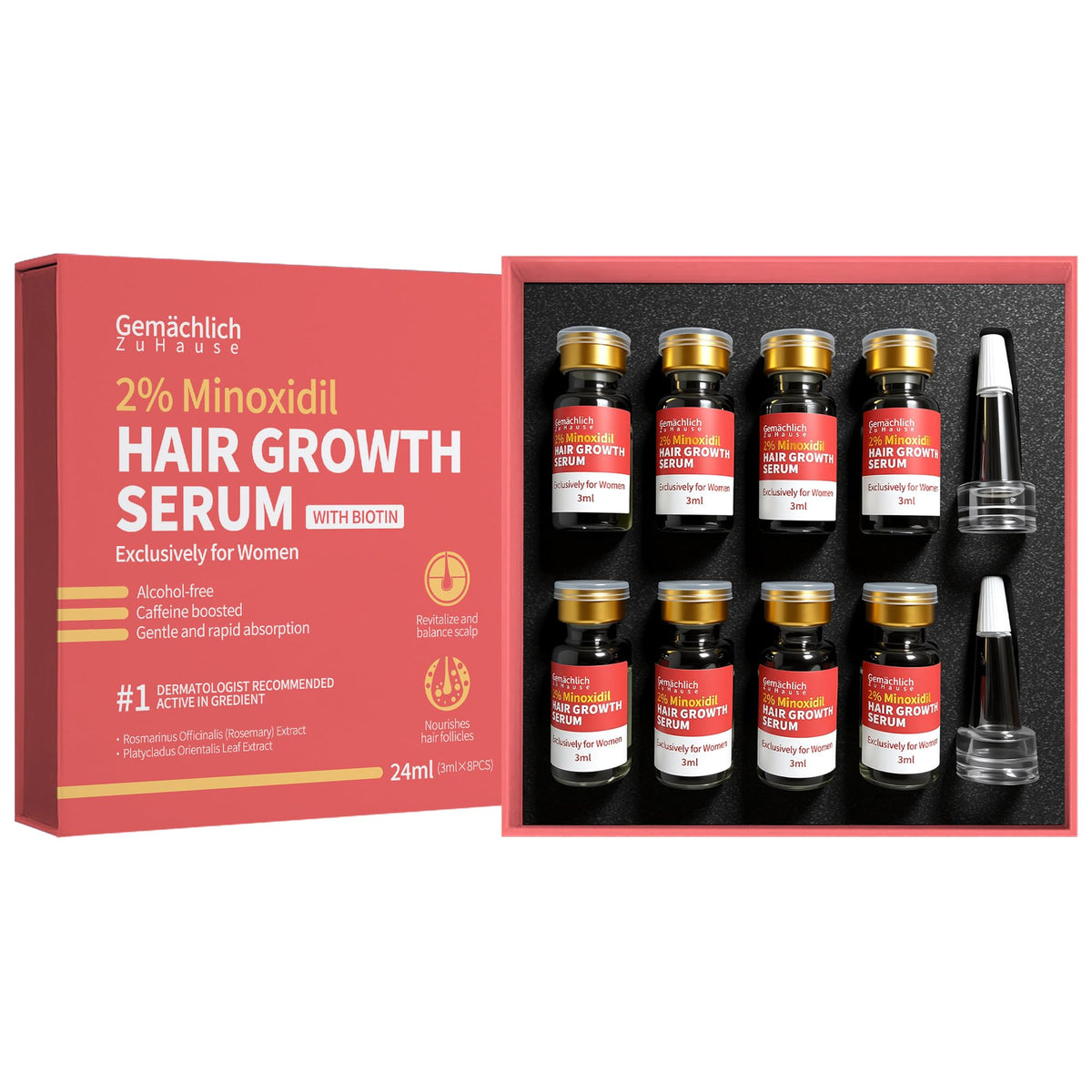 Gemächlich Zu Hause front bottle showing clean packaging and easy-to-use design benefit