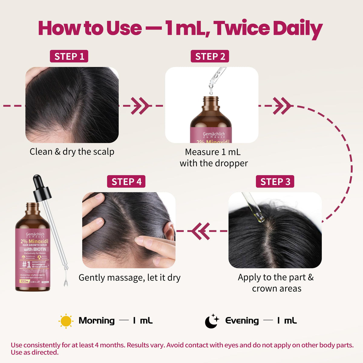 Gemächlich Zu Hause rosemary and biotin visuals highlighting botanical support
