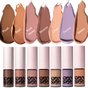 GEN SEE multiuse on cheek and lip showing versatile contouring benefit