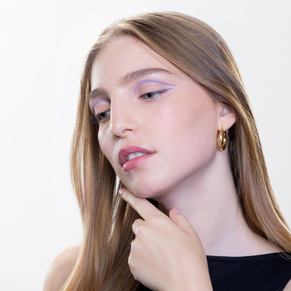 GEN SEE bottle on vanity lifestyle styling showing clean beauty aesthetic