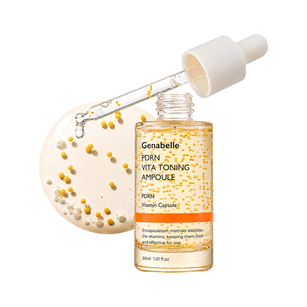 Genabelle ampoule front packaging showing sleek bottle and product name benefits