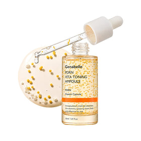 Genabelle ampoule front packaging showing sleek bottle and product name benefits