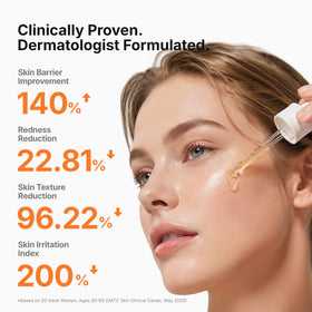 Genabelle ampoule with open cap showing ease of application benefit