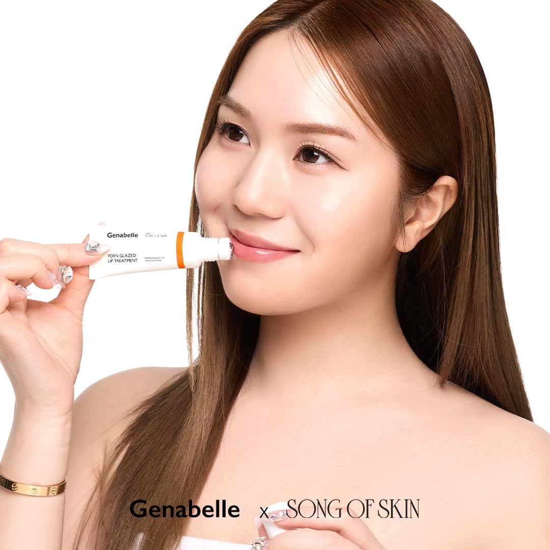 Genabelle product label detail highlighting PDRN and peptide formulation benefit