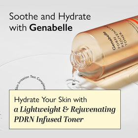 Genabelle applied on hand demonstrating fast absorption and immediate hydration