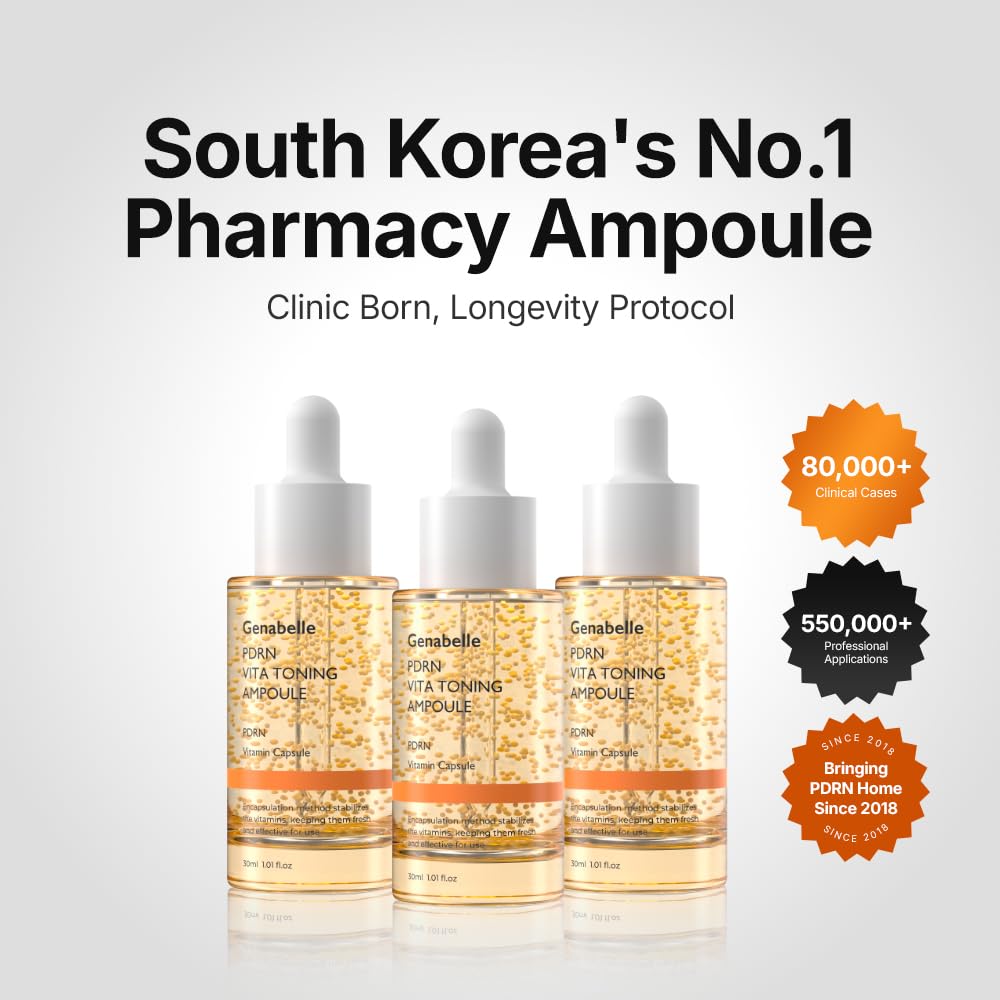 Genabelle serum texture on hand demonstrating lightweight quick absorption benefit