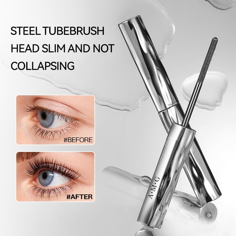 Generic mascara in a makeup bag lifestyle shot showing everyday convenience