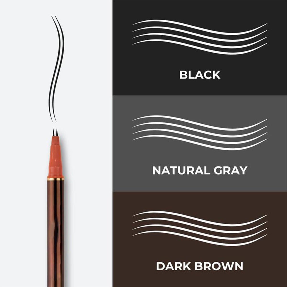 Generic 2 Tip UltraFine Pen in use filling beard gaps for natural look