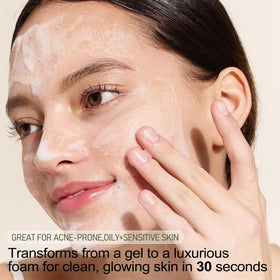 Generic 75 gel texture closeup showing hydrating, clear consistency