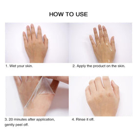 Generic applying oil to hand to demonstrate targeted use and visible softening benefit