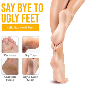 Generic before and after body area showing reduced dark patches and smoother skin benefit