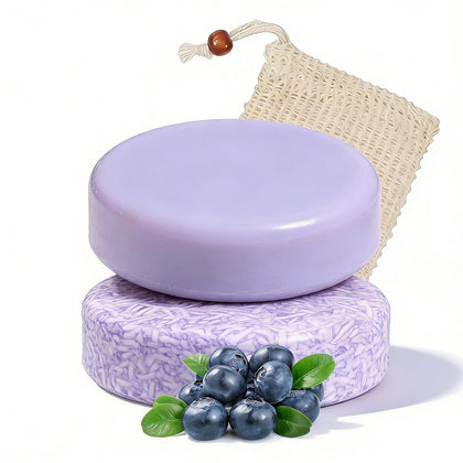 Generic Blueberry Fields front packaging showing both bars and eco-friendly design benefit