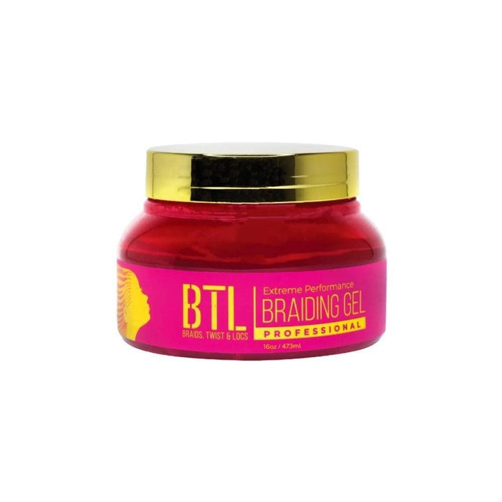 Generic BTL front packaging showing 16 fl oz jar and clear extreme hold benefits