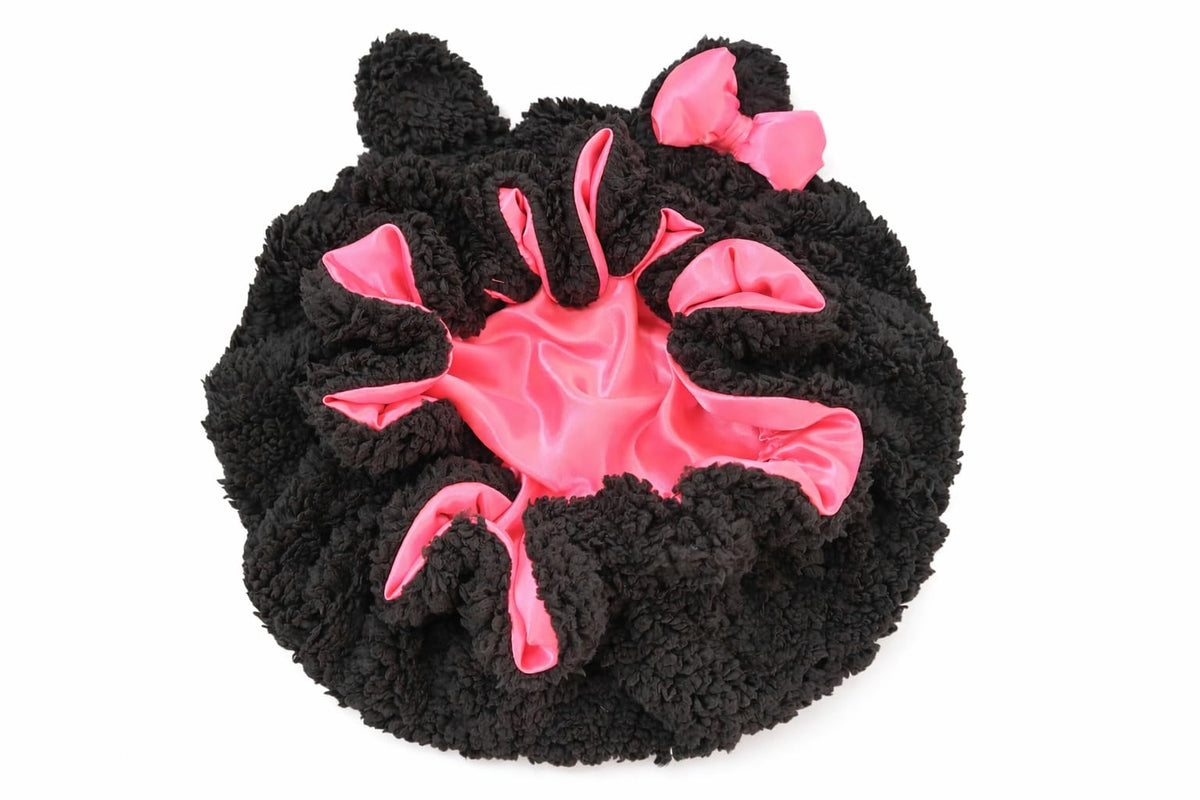 Generic brand cat-eared bonnet front view showing fit and playful style for comfortable sleep