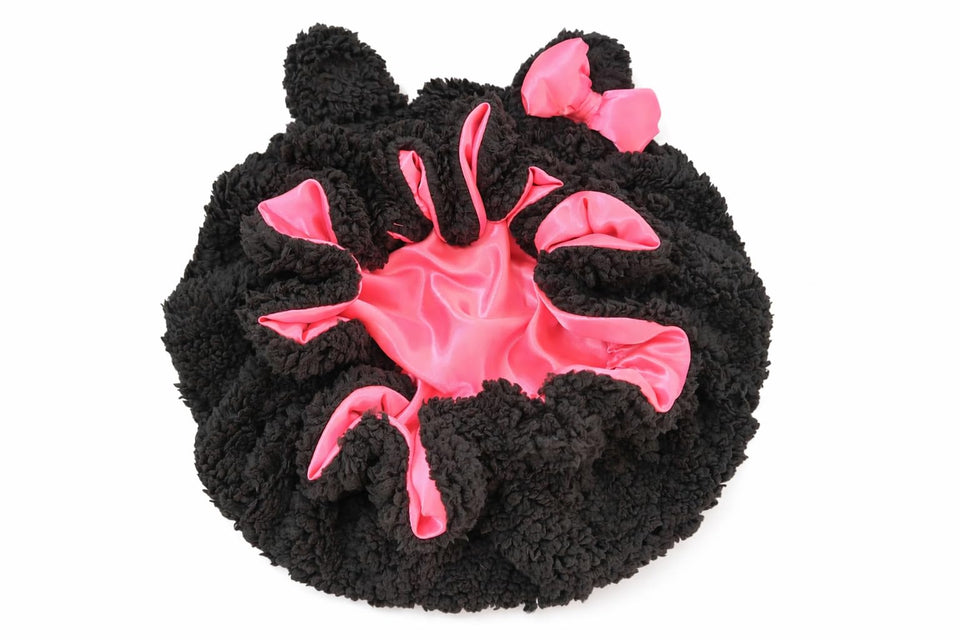 Generic brand cat-eared bonnet front view showing fit and playful style for comfortable sleep