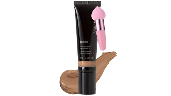 Generic CC Cream front packaging showing SPF and natural coverage benefits