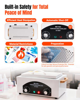 Generic cleaning box size comparison with tools showing 1.5L capacity clarity