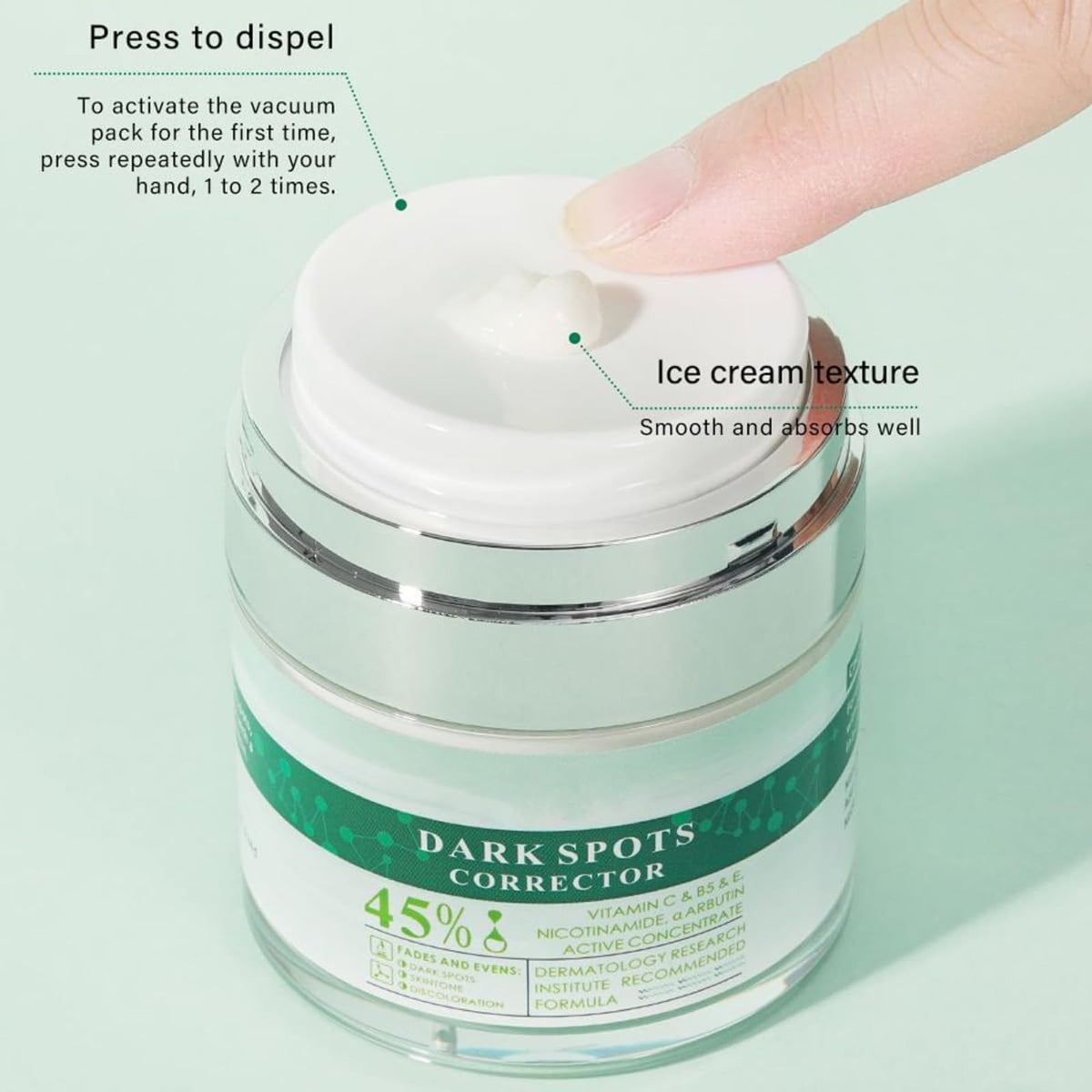 Generic tube label close-up with readable product name and usage information
