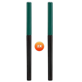 Generic size comparison with coin showing compact retractable pencil and travel convenience