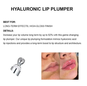 Generic side label listing ingredients showing collagen and hyaluronic benefits