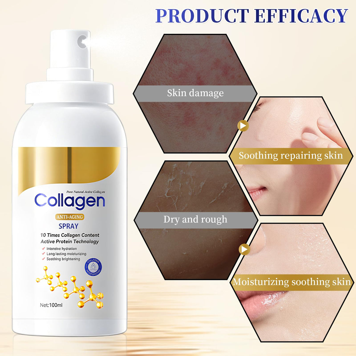 Generic brand being used on legs demonstrating full-body moisturizing benefit