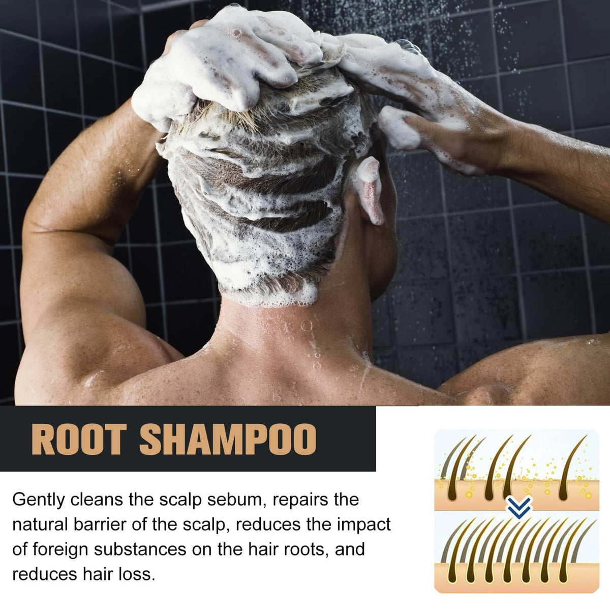 Generic foam lather texture demonstrating gentle cleansing and nourishment