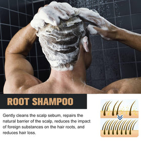 Generic foam lather texture demonstrating gentle cleansing and nourishment