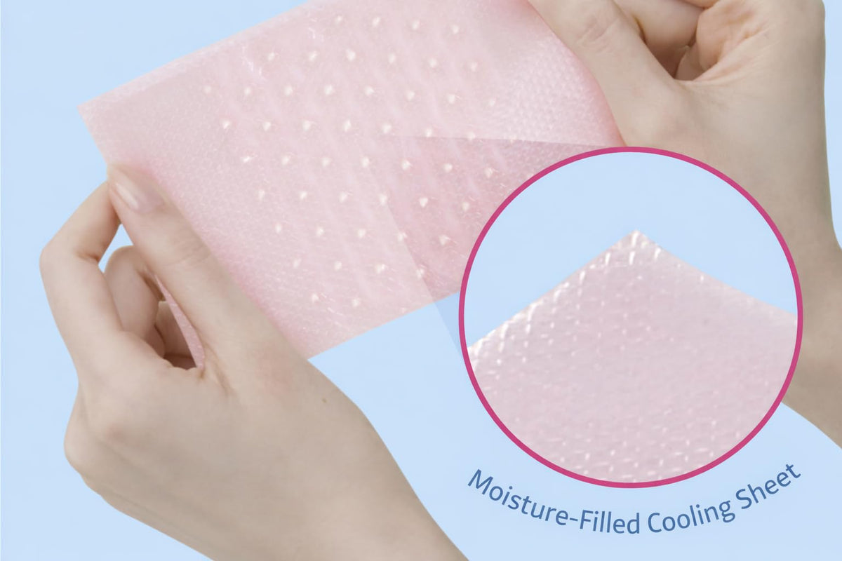 Generic sheet beside a ruler for scale showing compact single-use size