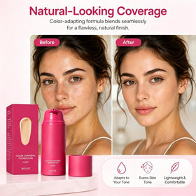Generic texture swirl of foundation showing smooth, hydrating finish