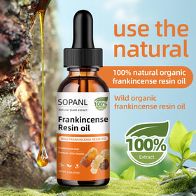 Generic SOPANL frankincense resin pieces representing natural ingredient calming benefits