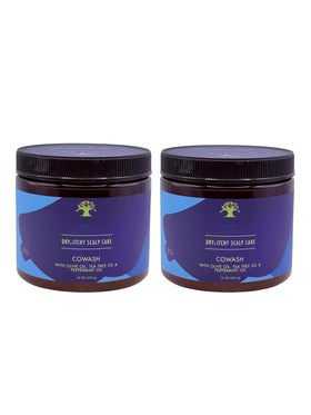 Generic brand front packaging showing two 16 oz jars and product benefits