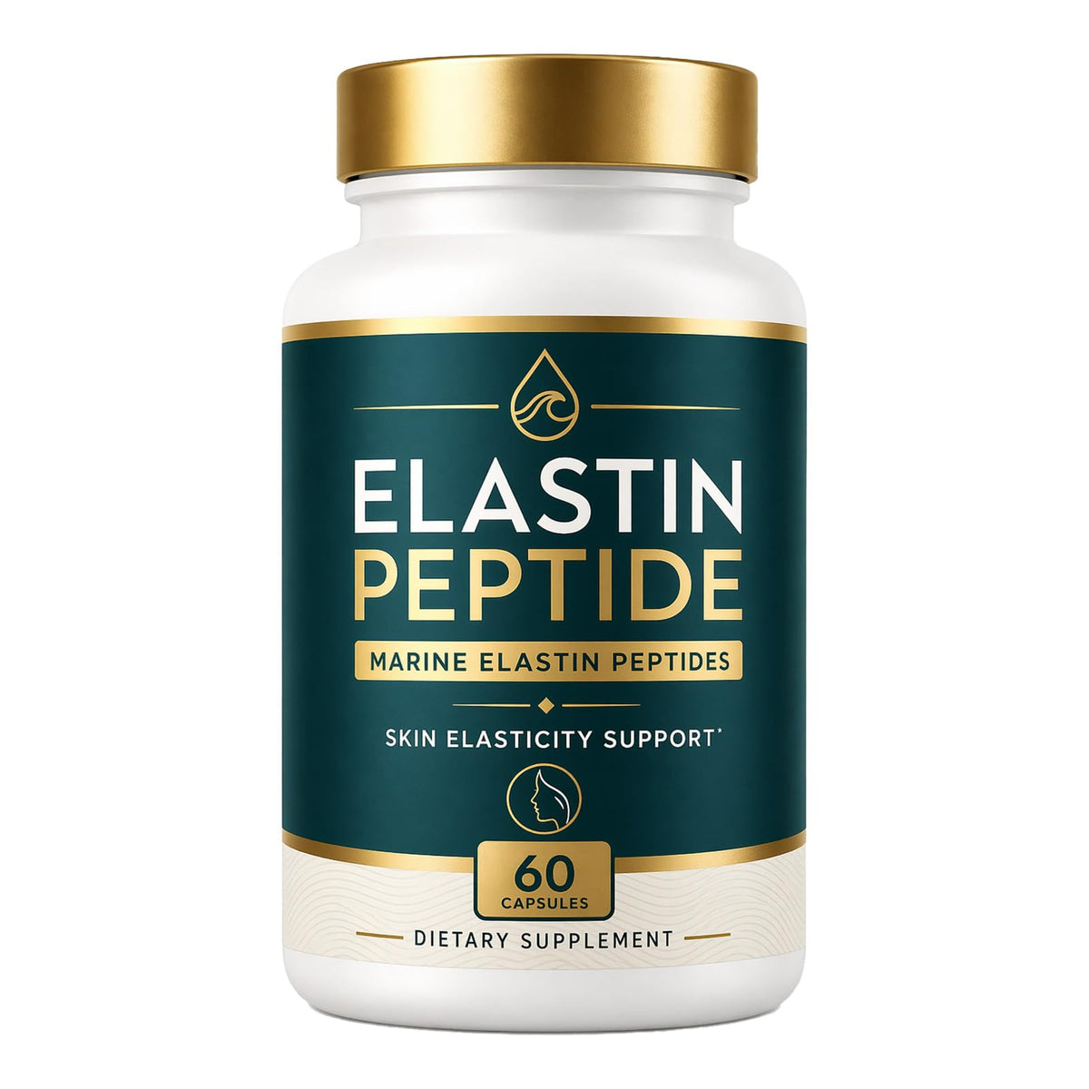 Generic front packaging showing bottle and label for easy product identification and trust