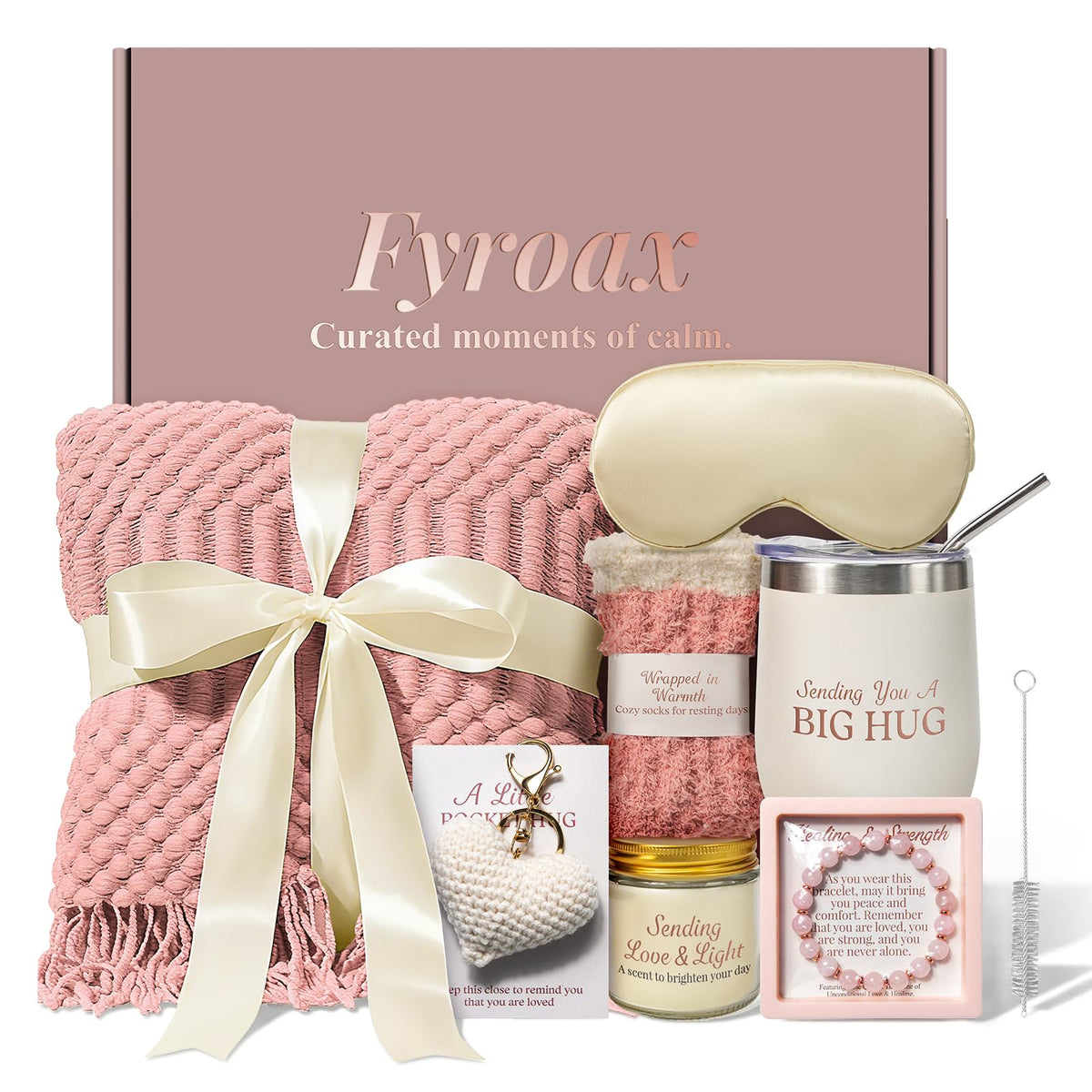 Generic brand front packaging showing all items and ready-to-gift benefit