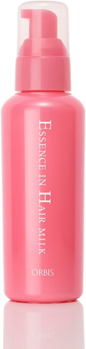 Generic hair essence milk front packaging showing product and clear label benefits