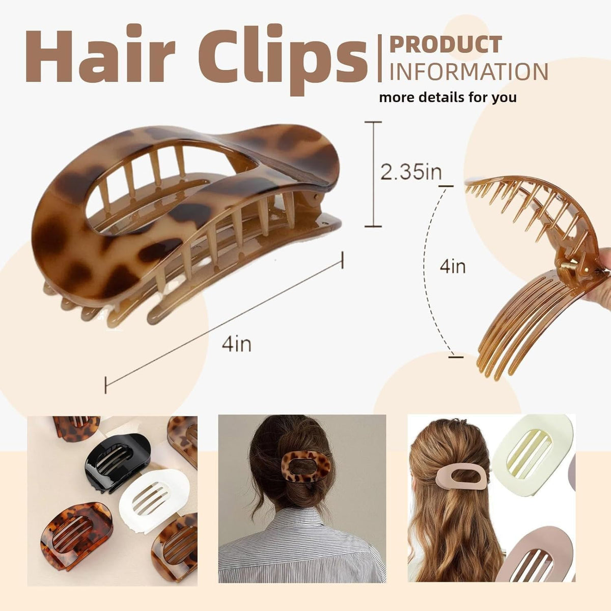 Generic woman using clip in an updo demonstrating secure all-day styling benefit