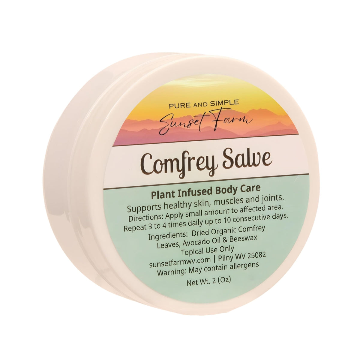 generic open jar close-up showing smooth salve texture and spreadability