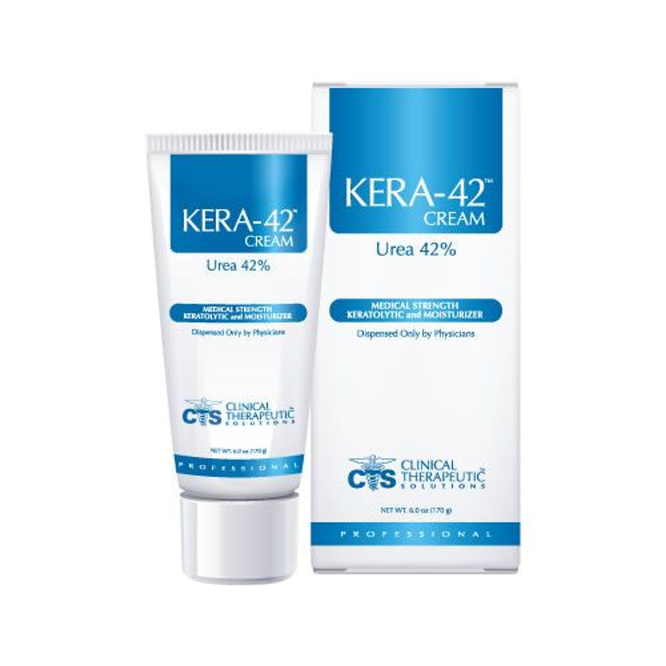 Generic Kera 42 Cream front tube showing size and quick-absorbing benefit