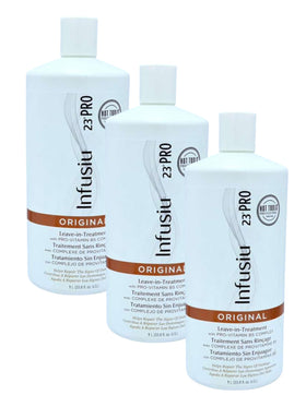 Generic front bottle view showing label and three-bottle value pack benefit