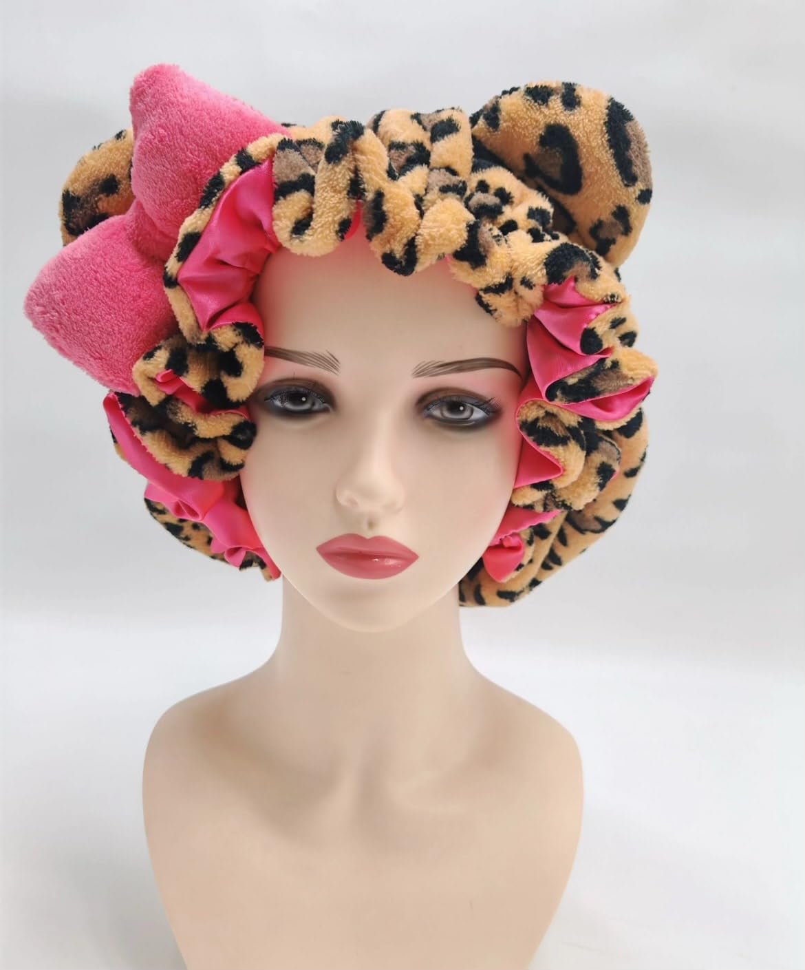 Generic bonnet satin lining close-up protecting hair moisture and reducing frizz