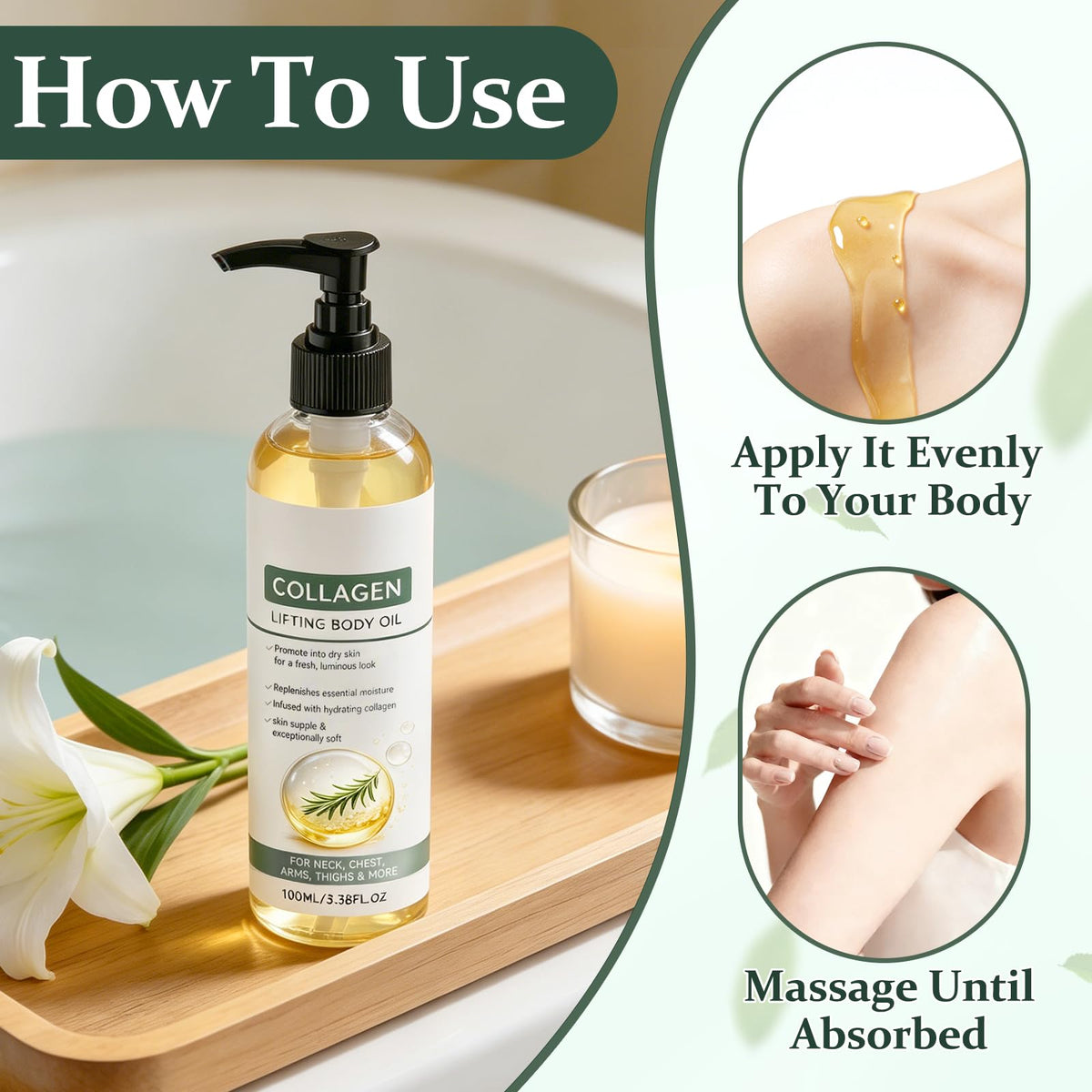 Generic bathroom vanity scene showing the oil duo in daily routine