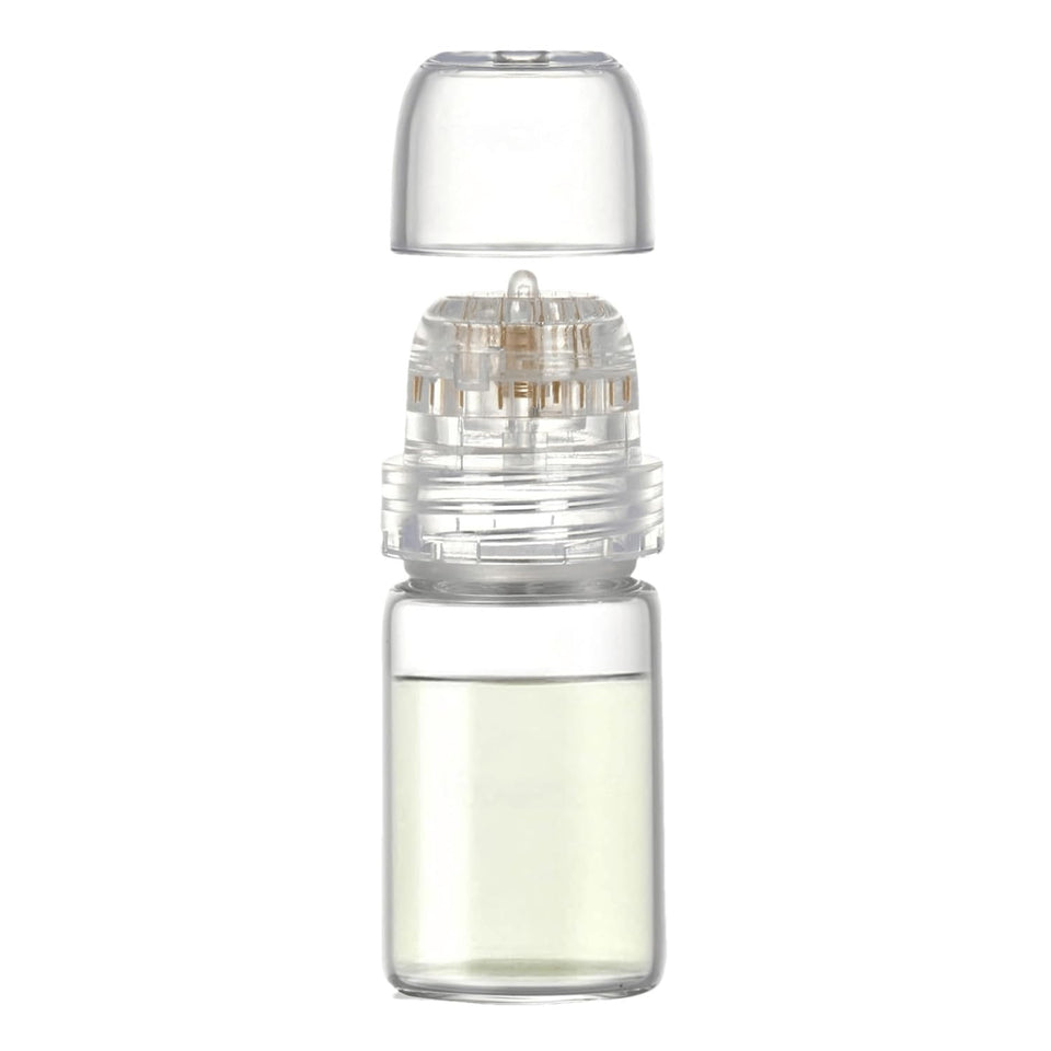 Generic brand front view of applicator showing compact design and easy handling benefit