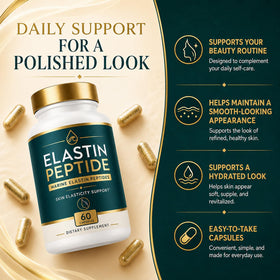 Generic open bottle revealing capsules inside to highlight capsule count and storage