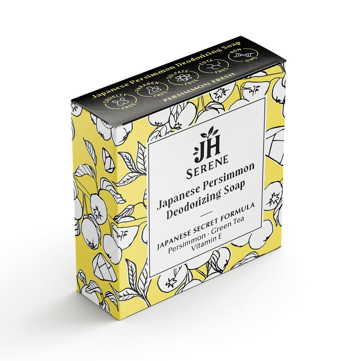 Generic persimmon soap close texture highlighting handcrafted surface and gentle cleansing benefit