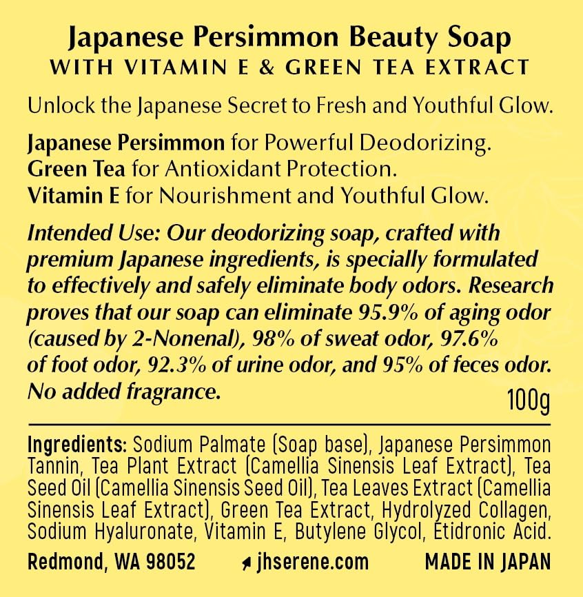 Generic persimmon soap Japanese workshop showing handcrafted production and quality assurance benefit