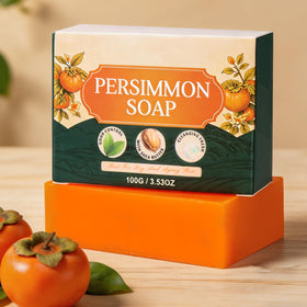 Generic persimmon soap lifestyle bathroom display suggesting everyday convenience