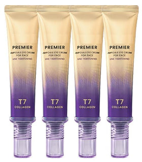 Generic premier ampoule front packaging showing four 40ml bottles and labeling, professional benefit