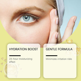 Generic retinal being applied along jawline illustrating targeted use for firmer-looking skin