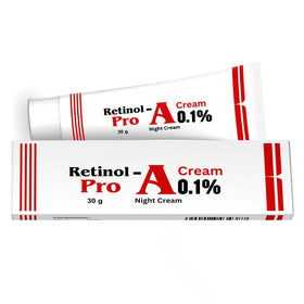 Generic Retinol Pro texture close-up cream spreading to hydrate and soften skin overnight