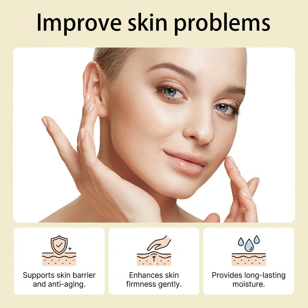 Generic retinol tallow serum texture closeup shows smooth emollient finish