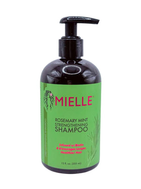 Generic showing rosemary mint shampoo foam texture and gentle cleanse benefit